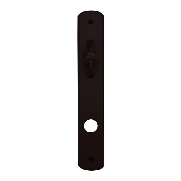 Andersen Albany Style (Active-Panel) Interior Escutcheon Plate in Black finish