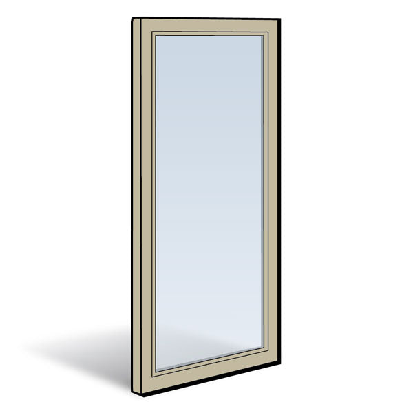Andersen Stationary Panel Sandtone Exterior with Pine Interior Low-E Tempered Glass Size 2668 | windowpartshop.com.