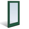FWG4080 Frenchwood Gliding "Stationary" Patio Door Panel - Forest Green Exterior Color | windowpartshop.com.