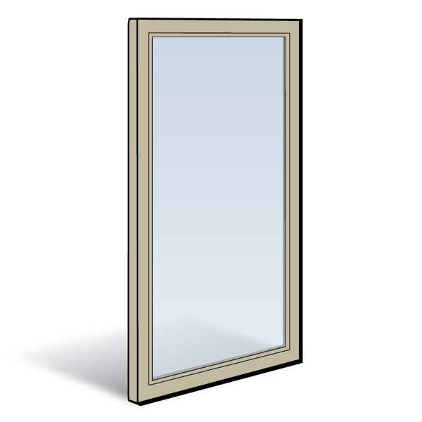 Andersen Stationary Panel Sandtone Exterior with Pine Interior Low-E Tempered Glass Size 40611 | windowpartshop.com.