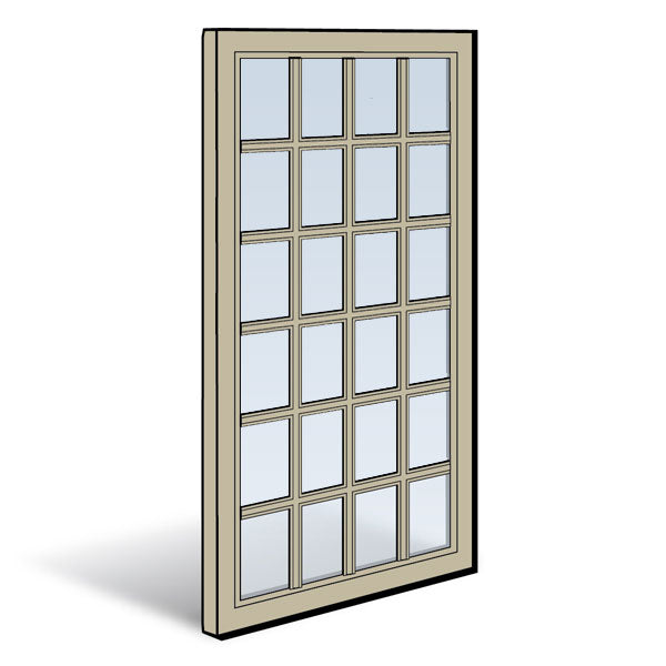 Andersen Stationary Panel Sandtone Exterior with Pine Interior Low-E Finelight Glass Size 4068 | windowpartshop.com.