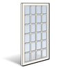 Andersen Stationary Panel White Exterior with Pine Interior Low-E Finelight Glass Size 40611 | windowpartshop.com.