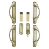 Andersen Newbury 4-Panel Gliding Door Hardware Set in Antique Brass