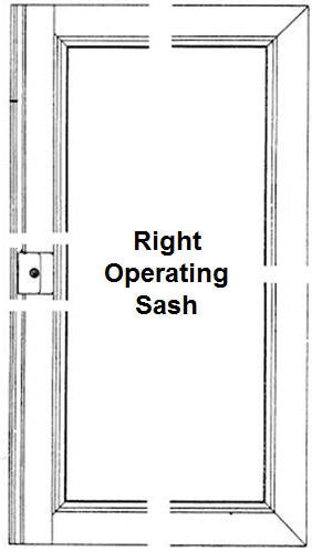 Andersen G805-R Gliding Window Operating Sash in White Color | windowpartshop.com.