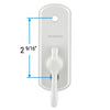 Andersen Albany Style Gliding Door Thumb Latch in White Color | windowpartshop.com.